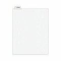 Avery Dennison Avery, Avery-Style Preprinted Legal Bottom Tab Divider, Exhibit J, Letter, White, 25/pk 11949